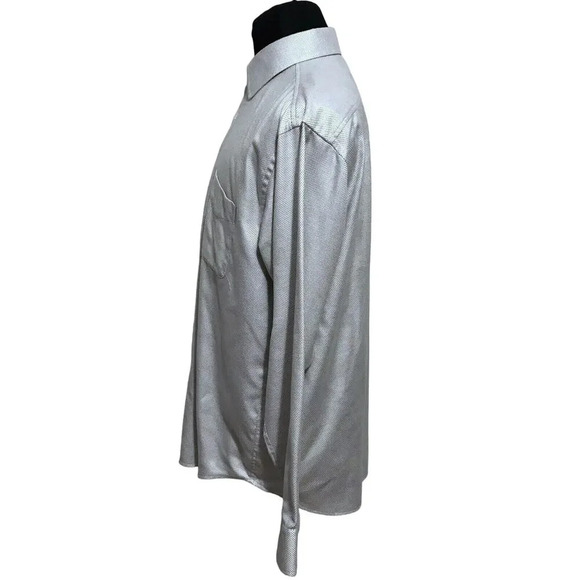 Van Heusen Button Down Dress Shirt for Men Neck 17 - Picture 7 of 10